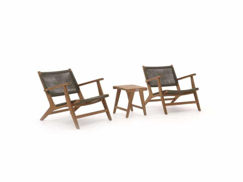 Bellagio Elcito lounge balkonset 3-delig - Laagste prijsgarantie!