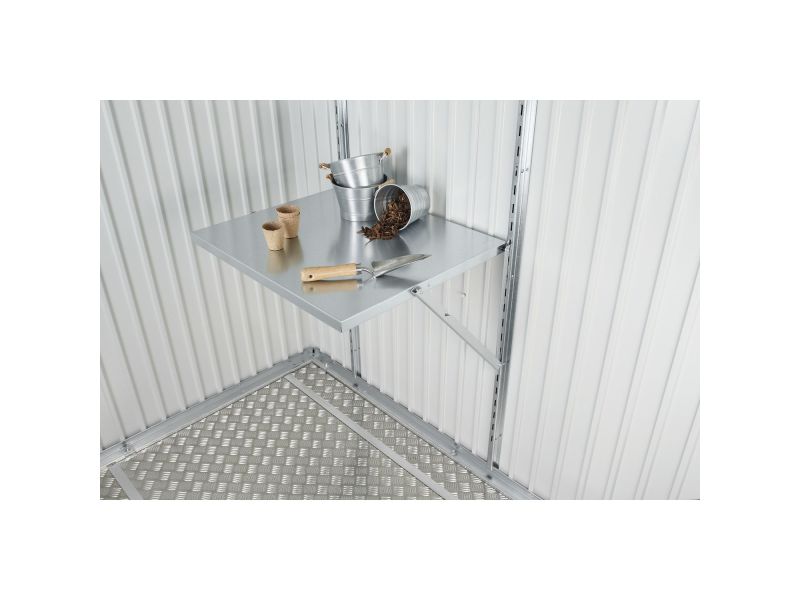 Biohort Klaptafel Staal Zilverkleurig 69x60cm