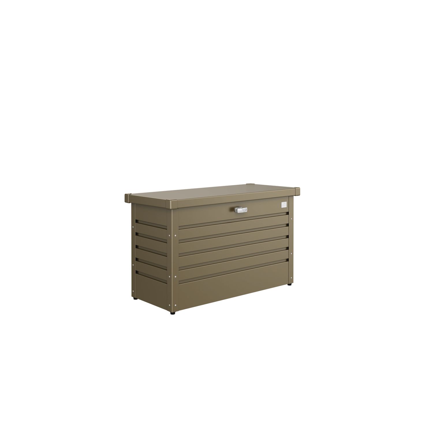 biohort kussenbox hobbybox 100 metaal brons metallic 101x46x61cm