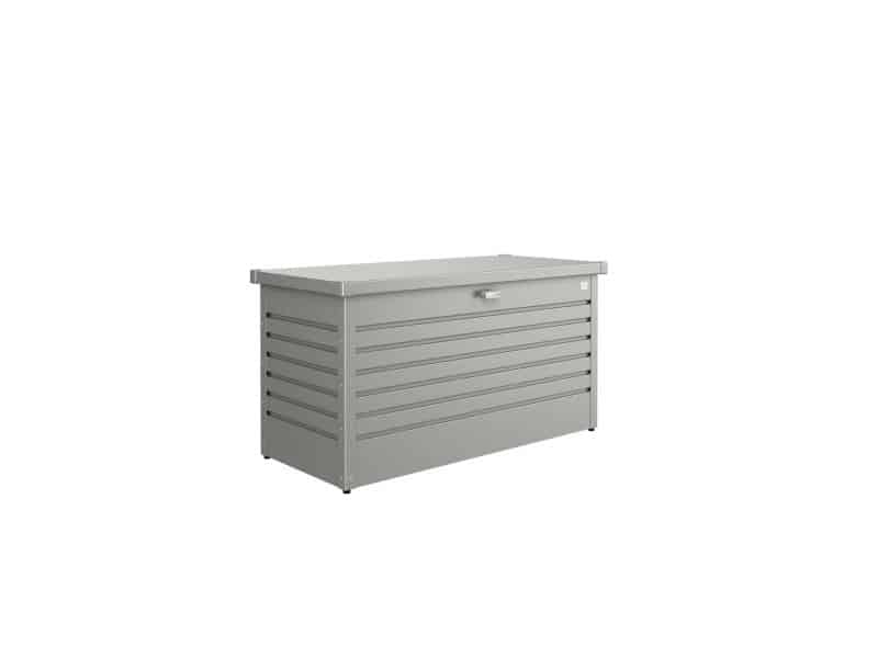 Biohort Kussenbox Hobbybox 130 - Metaal - Kwartsgrijs-metallic - 134x62x71cm