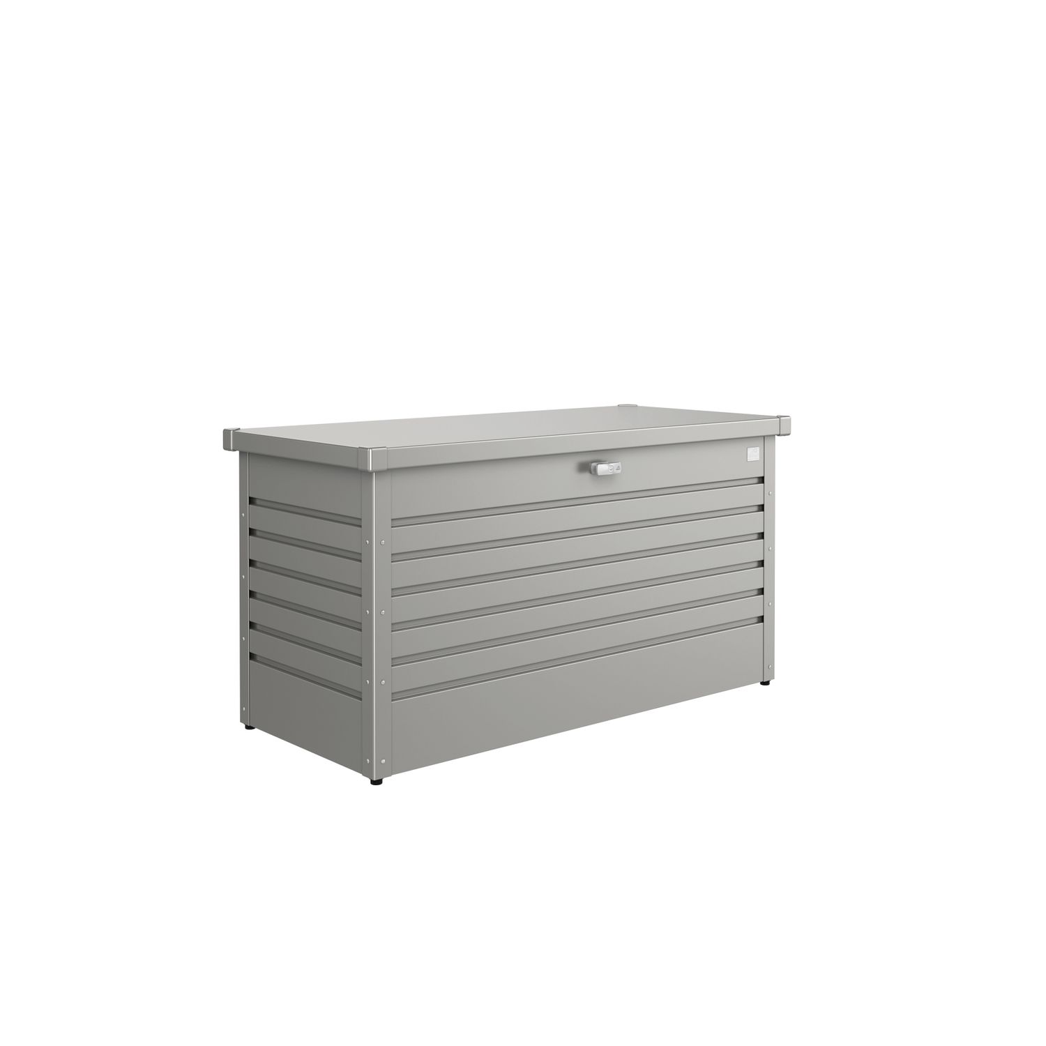 biohort kussenbox hobbybox 130 metaal kwartsgrijs metallic 134x62x71cm