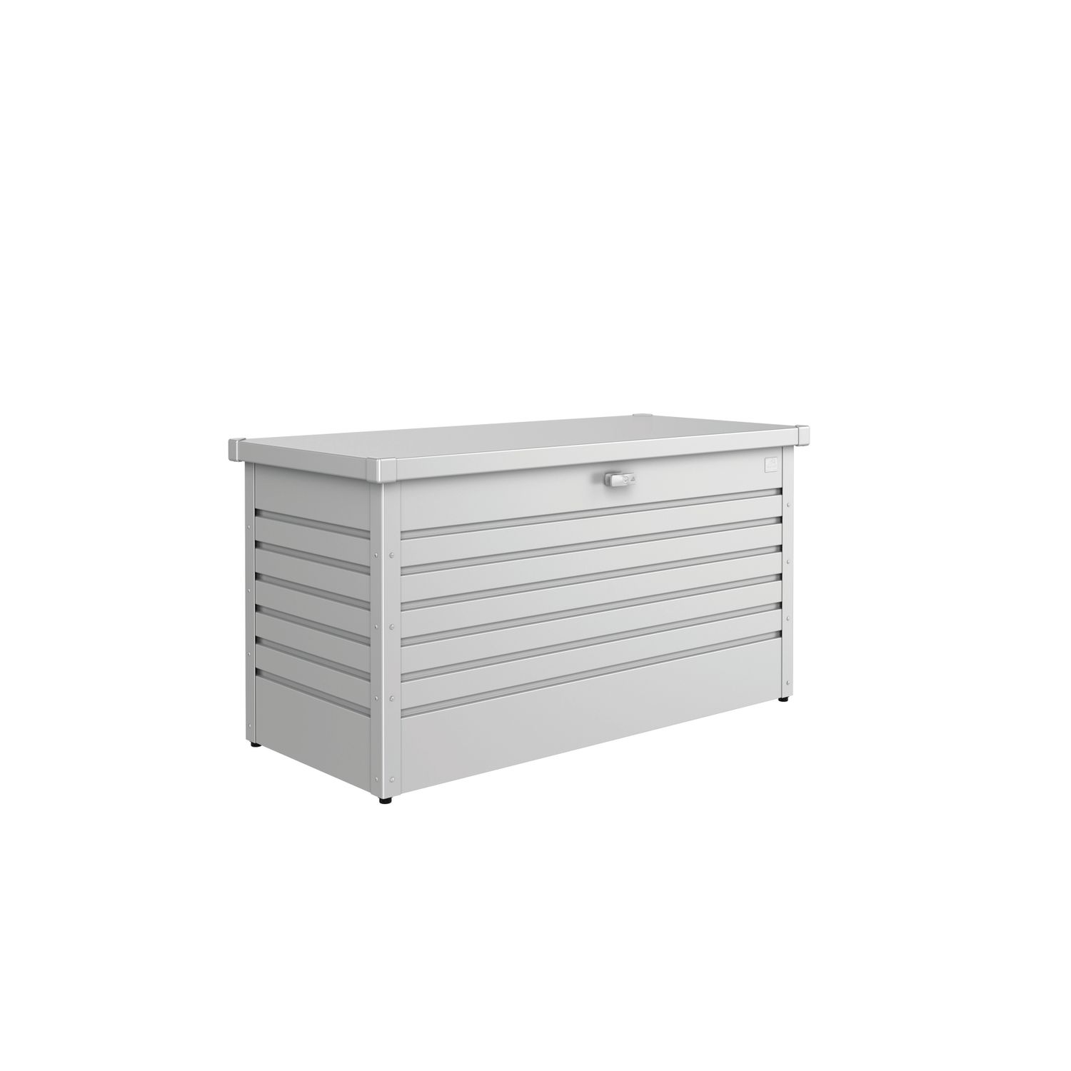 biohort kussenbox hobbybox 130 metaal zilver metallic 134x62x71cm