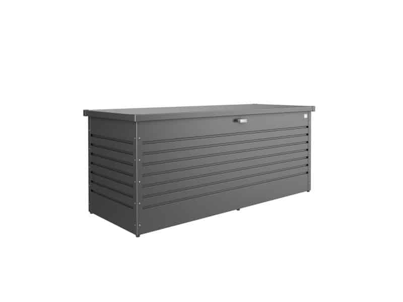 Biohort Kussenbox Hobbybox 200 - Metaal - Donkergrijs Metallic - 201x79x83cm