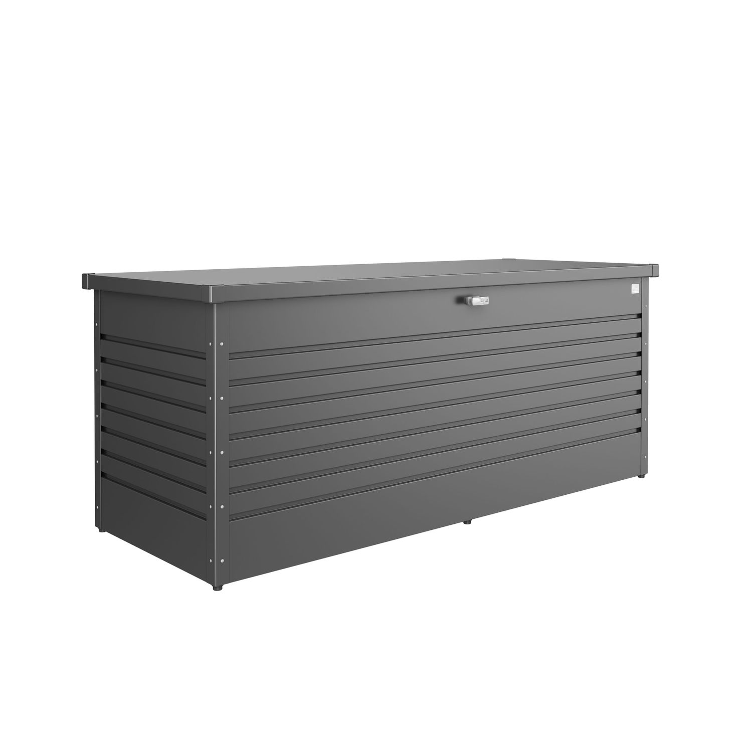 biohort kussenbox hobbybox 200 metaal donkergrijs metallic 201x79x83cm