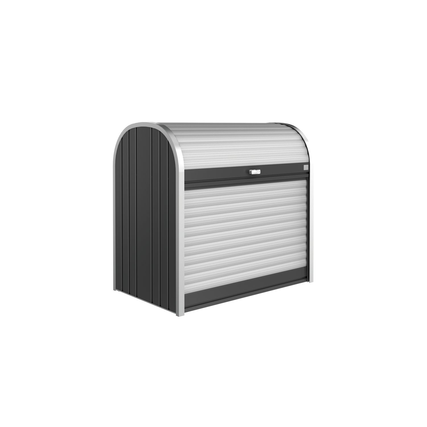 biohort opbergbox storemax 120 donkergrijs metallic 73x117cm
