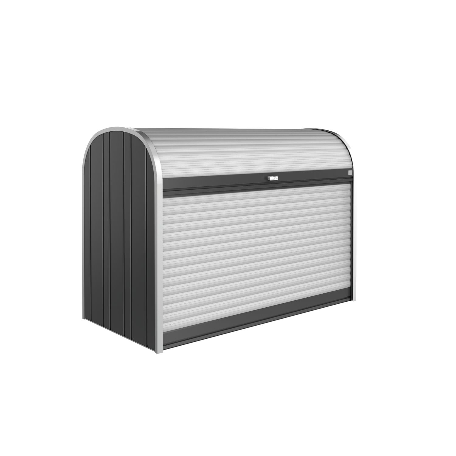 biohort opbergbox storemax 190 donkergrijs metallic 97x190cm