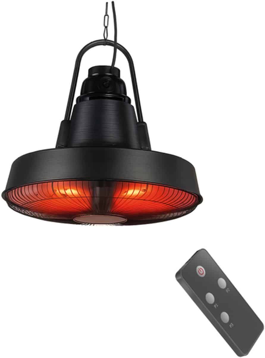 brasq retro elektrische terrasverwarmer hangend 3 warmtestanden