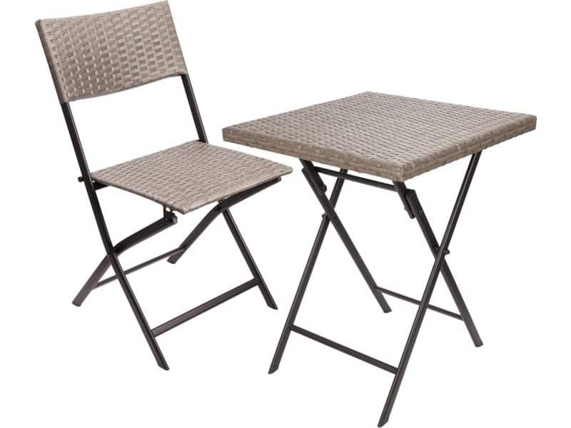 BRUBAKER Balkonset Toscane met tafel en 1 stoel