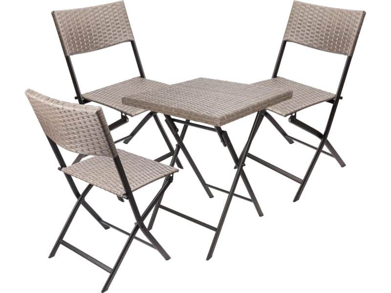 BRUBAKER Balkonset Toscane met tafel en 3 stoelen