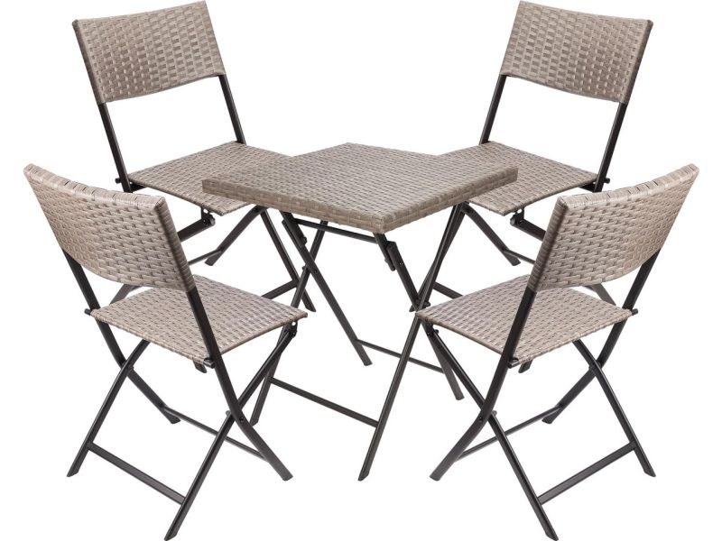BRUBAKER Balkonset Toscane met tafel en 4 stoelen