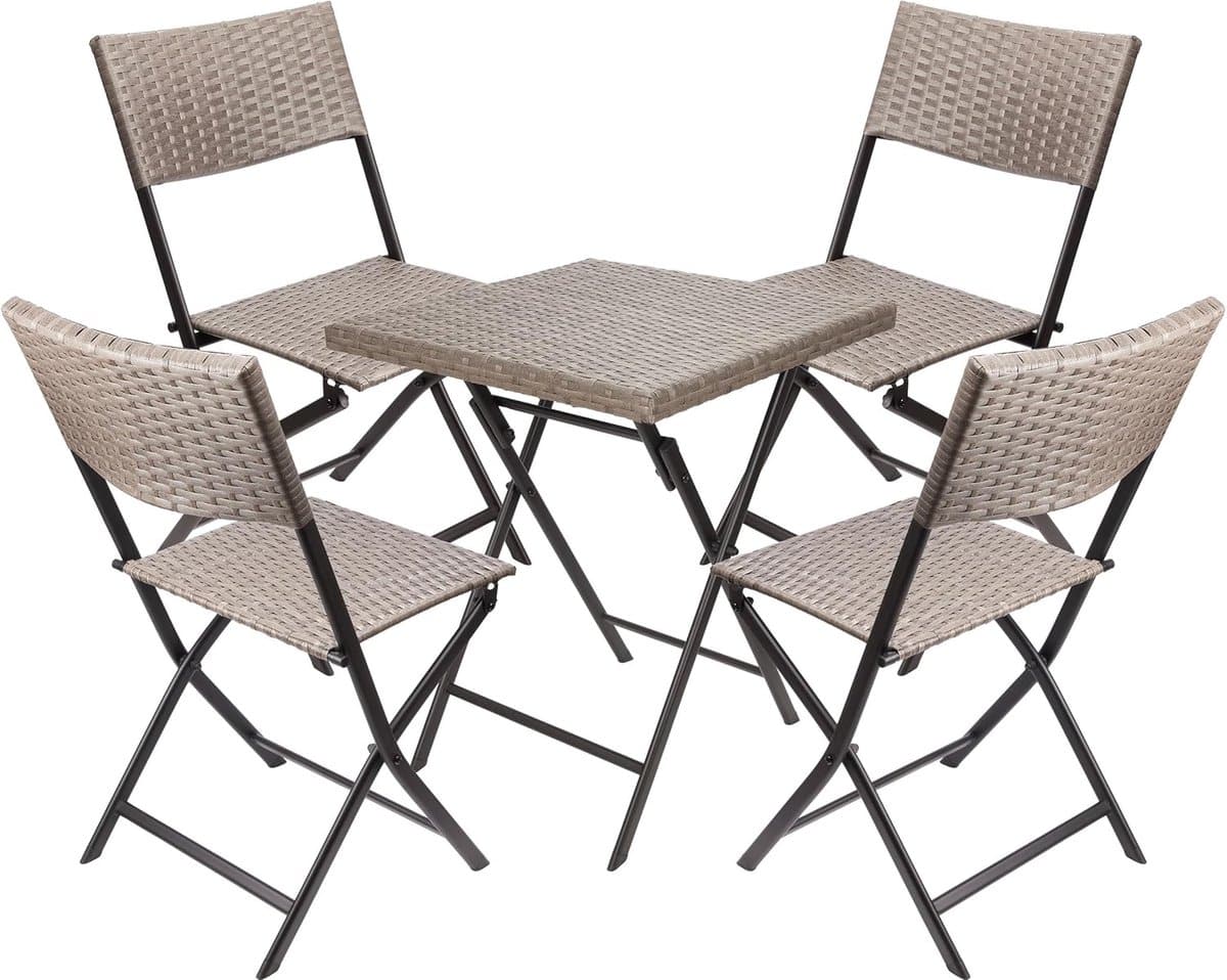 brubaker balkonset toscane met tafel en 4 stoelen