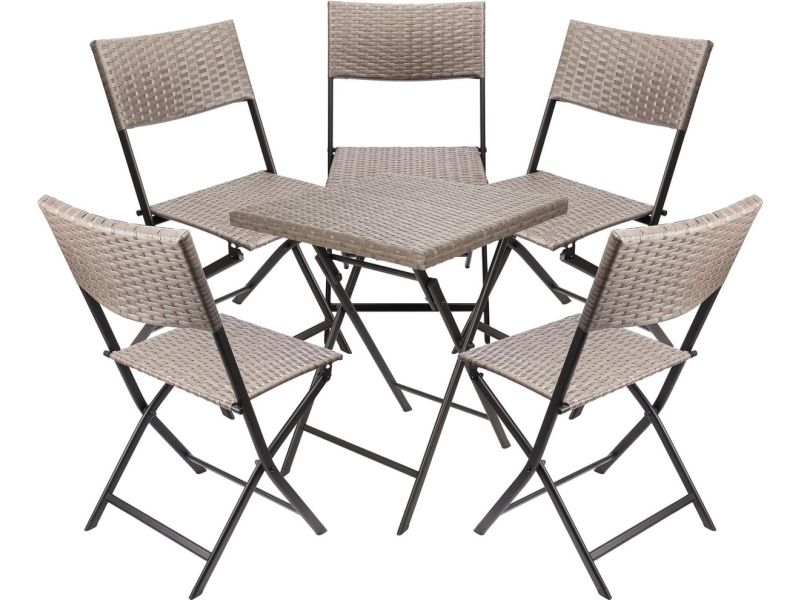 BRUBAKER Balkonset Toscane met tafel en 5 stoelen