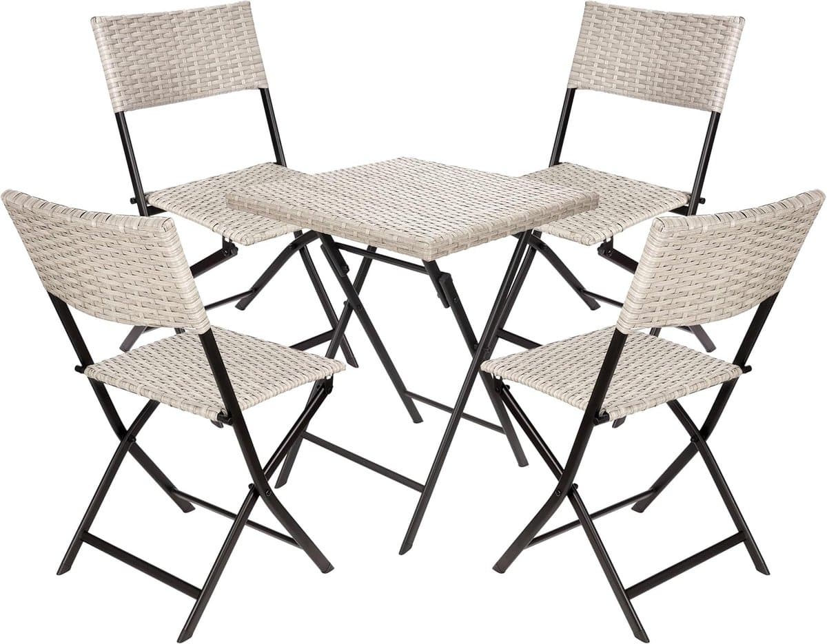brubaker lugano balkonset met tafel en 4 stoelen