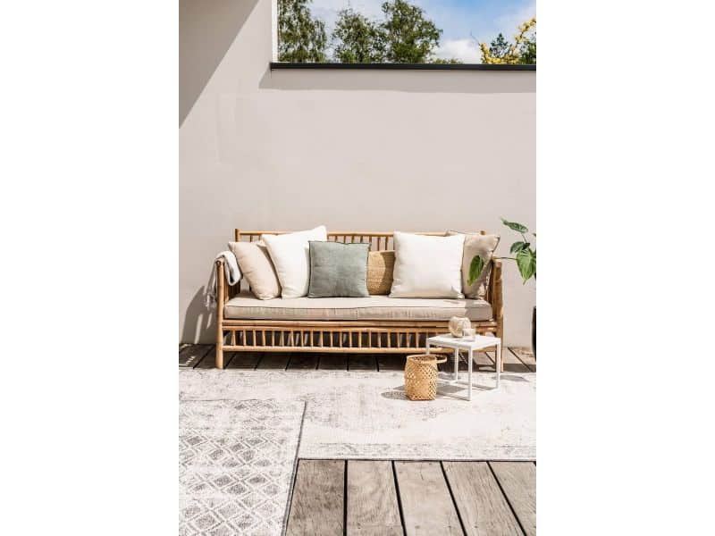 Buiten vloerkleed Sage - Grijs - dubbelzijdig - EVA Interior - 200 x 290 cm - (L)