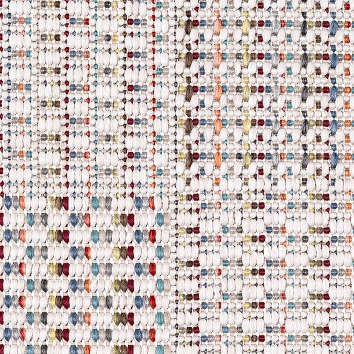 buitenkleed 160×230 cm crème grijs tegelpatroon waterdicht & weerbestendig voor tuin, balkon en terras