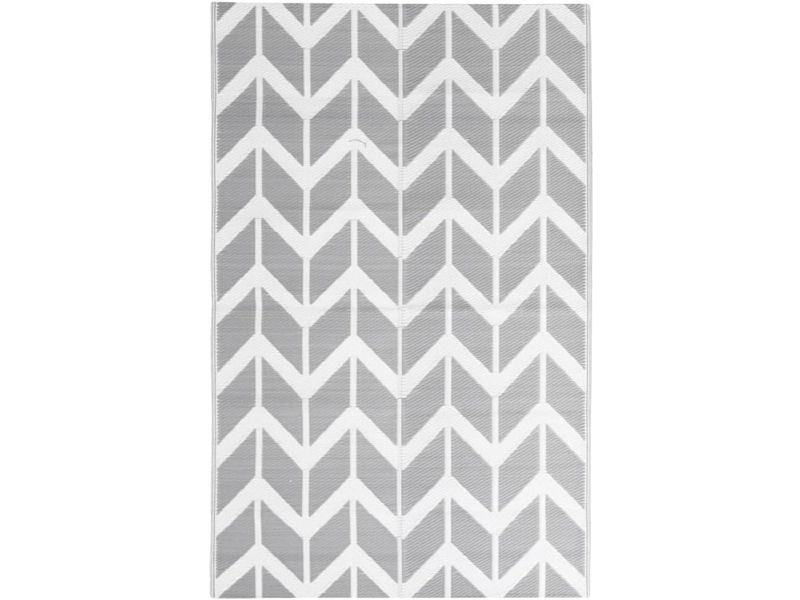 Buitenkleed 190x290 cm - Stijlvol polypropeen grijs voor buiten