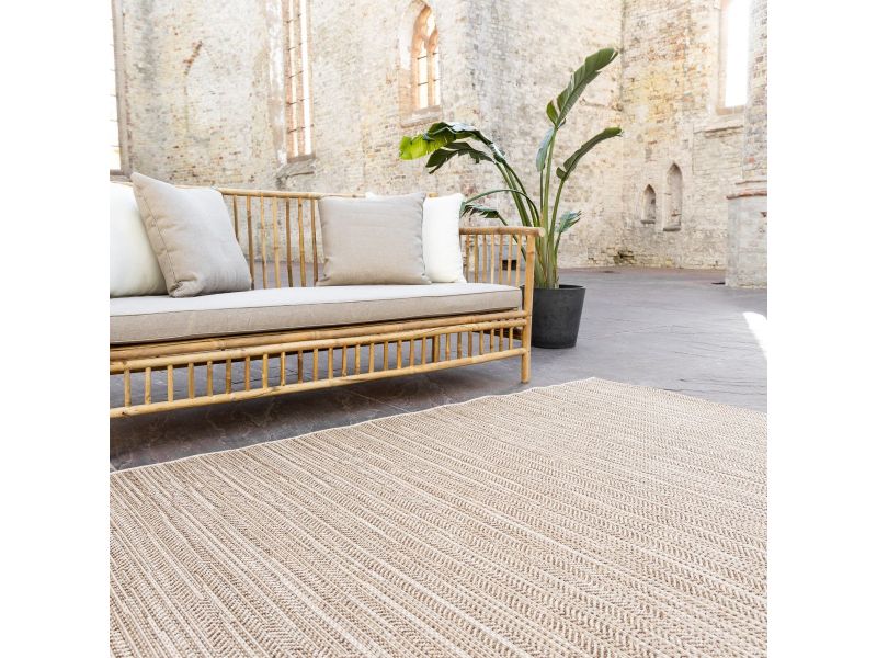 Buitenkleed Jute Outdoor beige/bruin - 200 x 290 cm - (L)