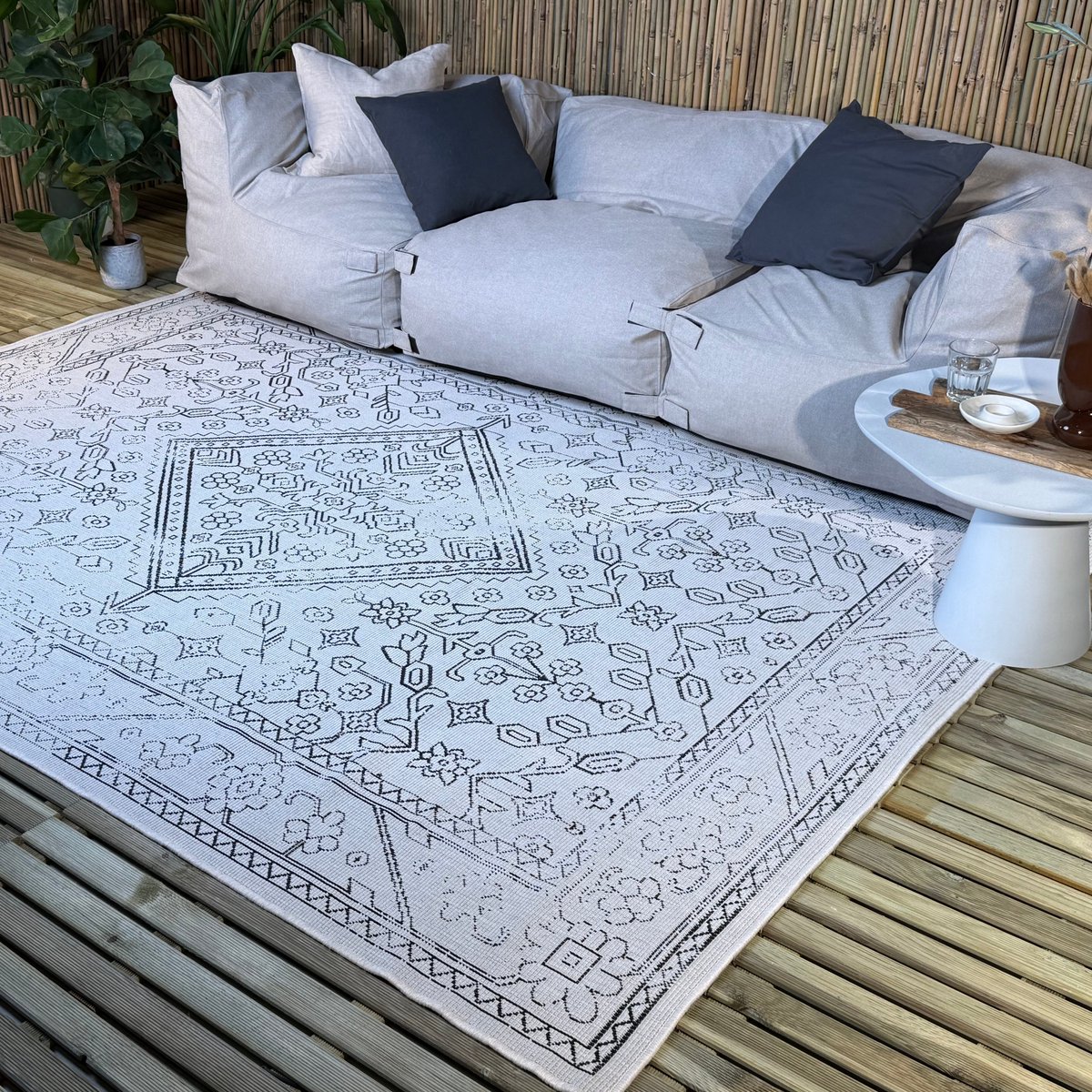 buitenkleed nova zwart/wit interieur05 240 x 340 cm (xl)