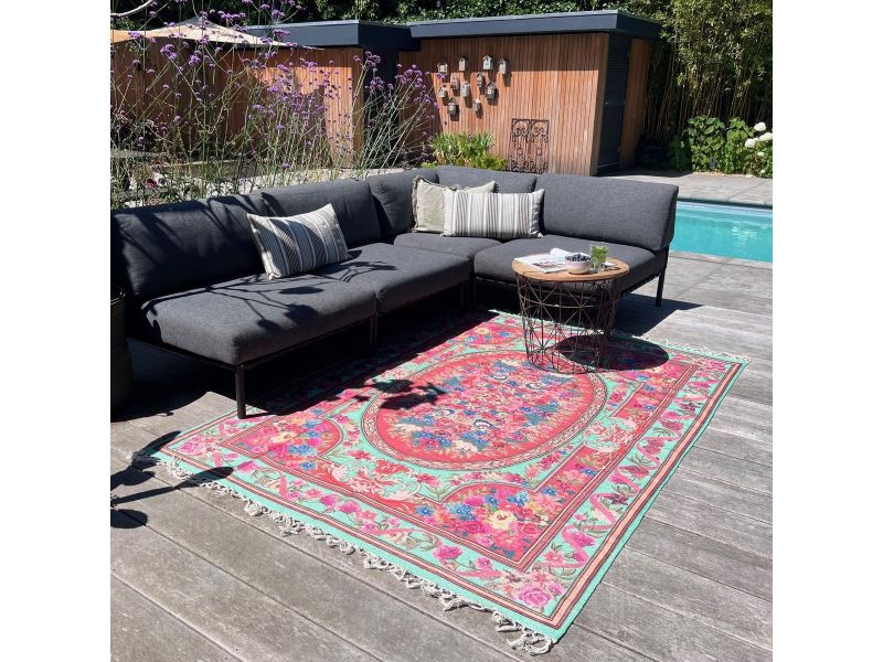 Buitenkleed Tuinkleed, Balkonkleed | 300cm x 200cm | gemaakt van PET Flessen.