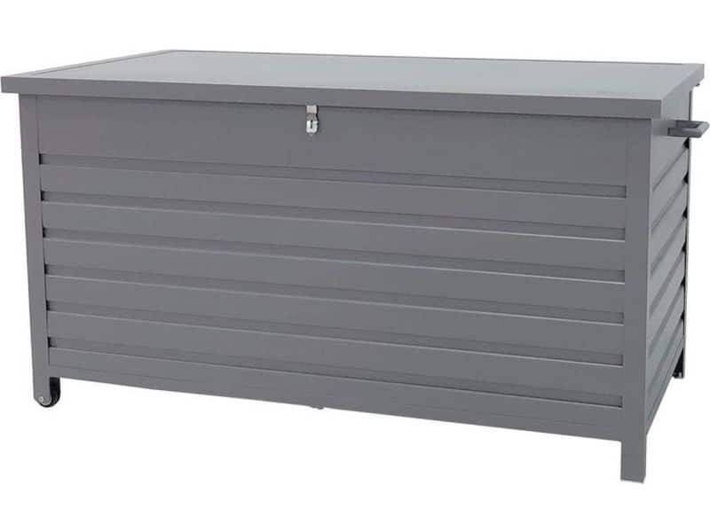 Cambridge kussenbox - aluminium - 141x73 cm - arctic grey