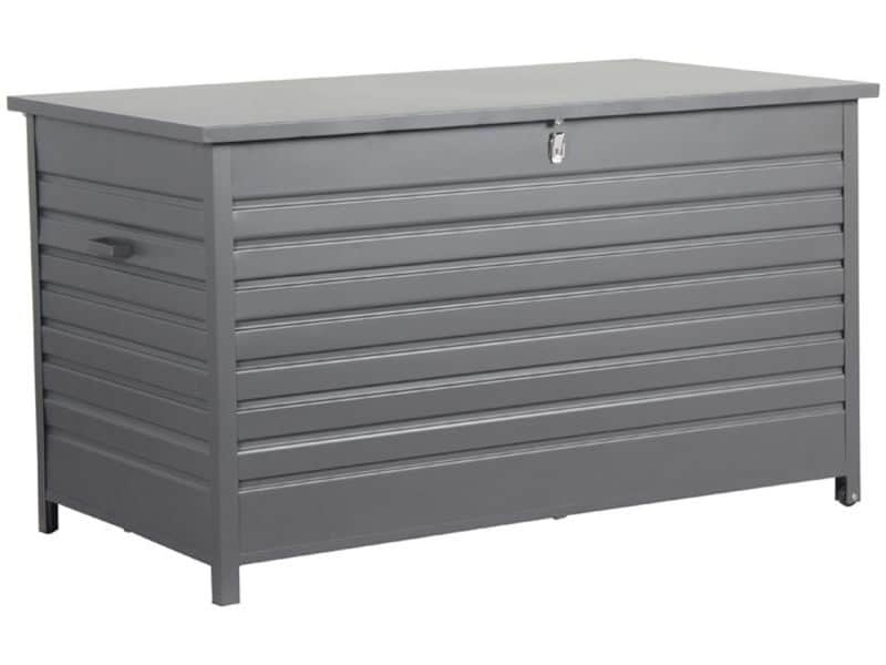 Cambridge kussenbox - aluminium - 170x97,5 cm - carbon black