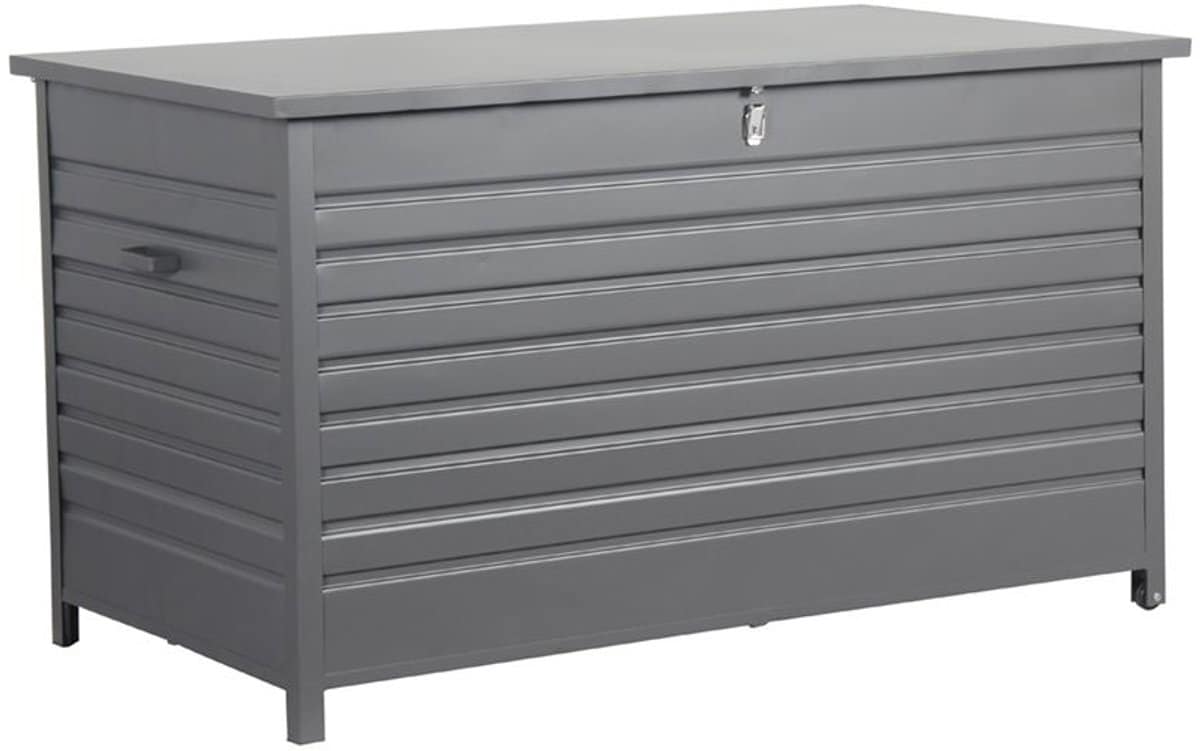 cambridge kussenbox aluminium 170×97,5 cm carbon black