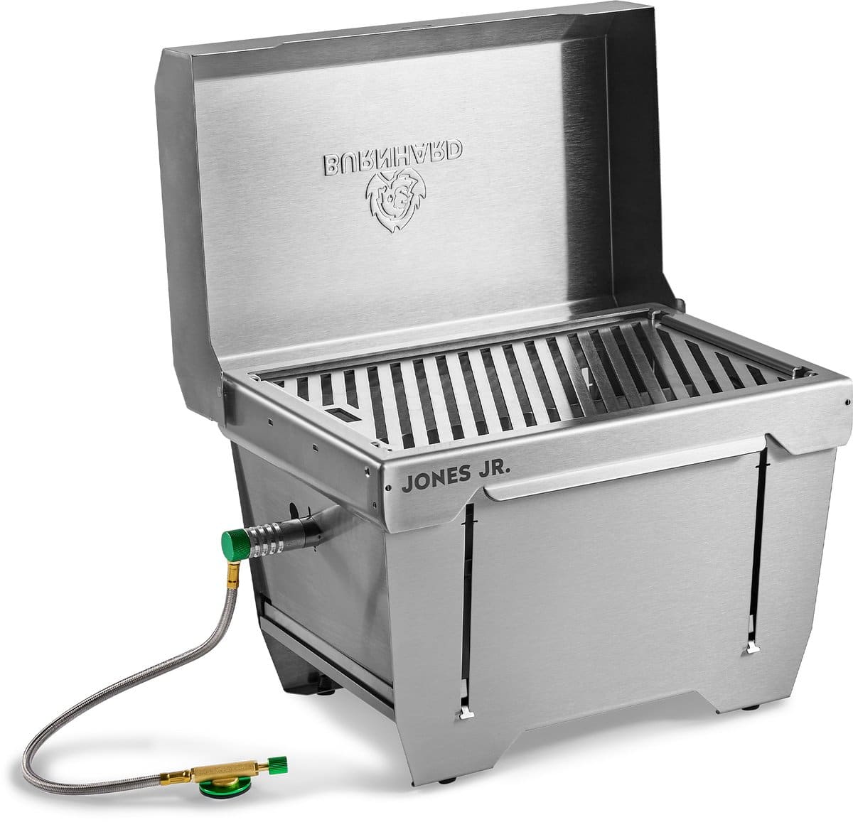 campinggrill 1 pits burnhard® 3,2 kw, 500°c roestvrij staal
