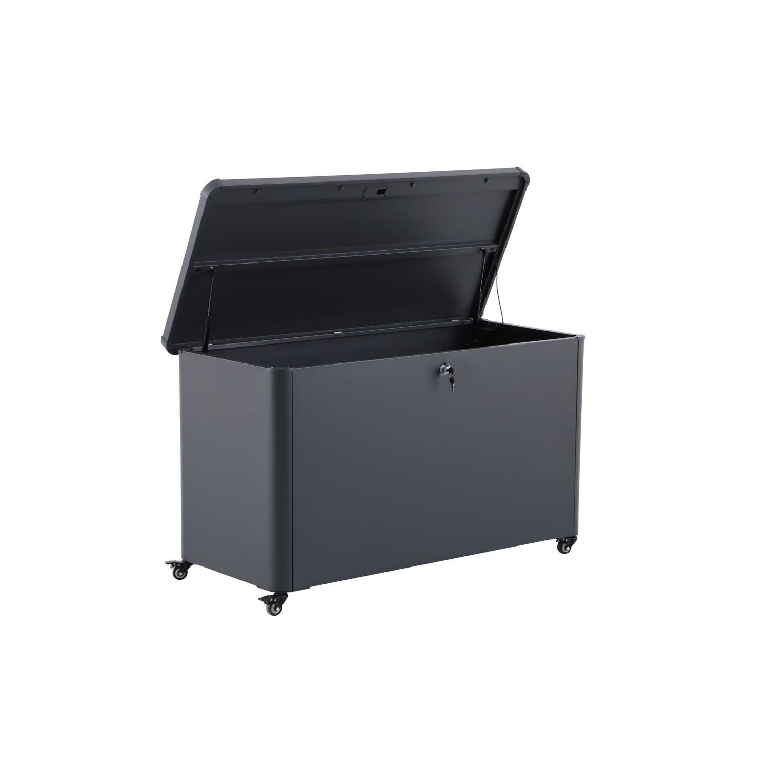 central park kussenbox strongbox staal antraciet 500l 134x62x78,5cm