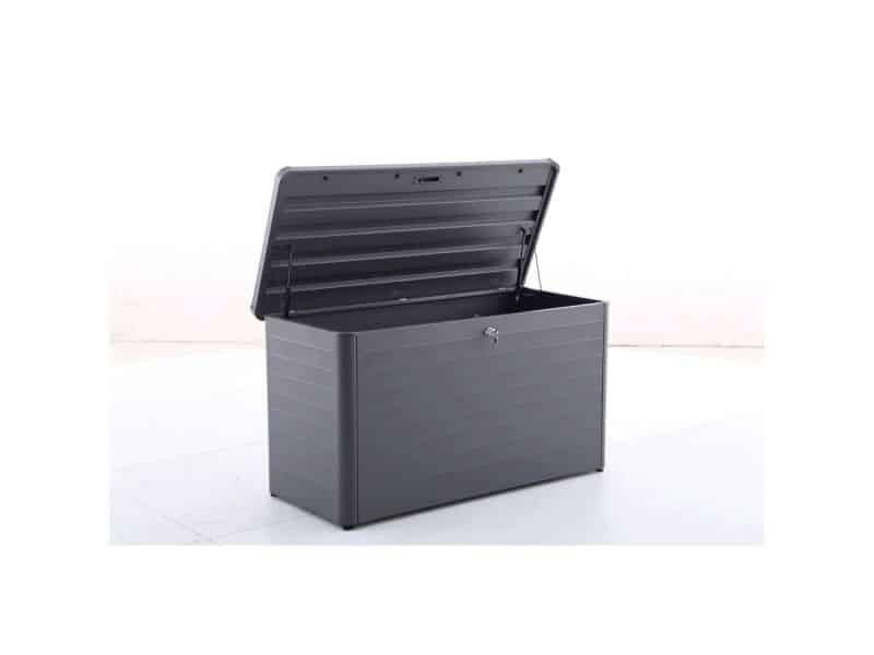 Central Park Kussenbox Strongbox - Staal - Antraciet - 500l - 62x134x71cm