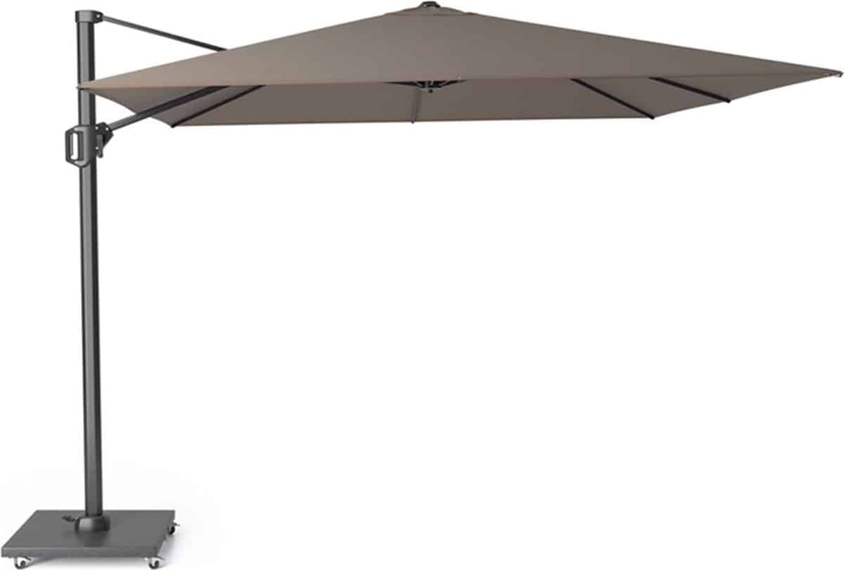 challenger t1 premium zweefparasol 300×300 cm havanna
