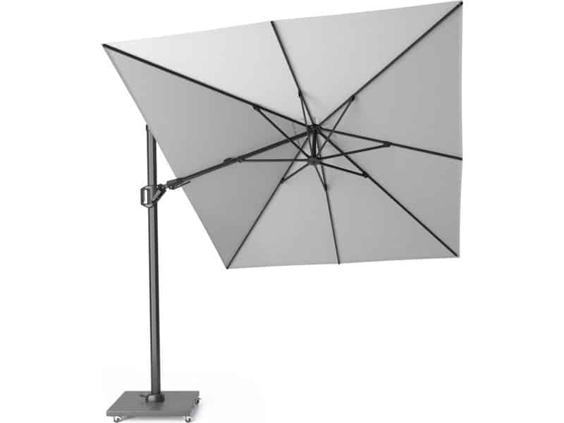 Challenger T2 zweefparasol 350x260 cm lichtgrijs