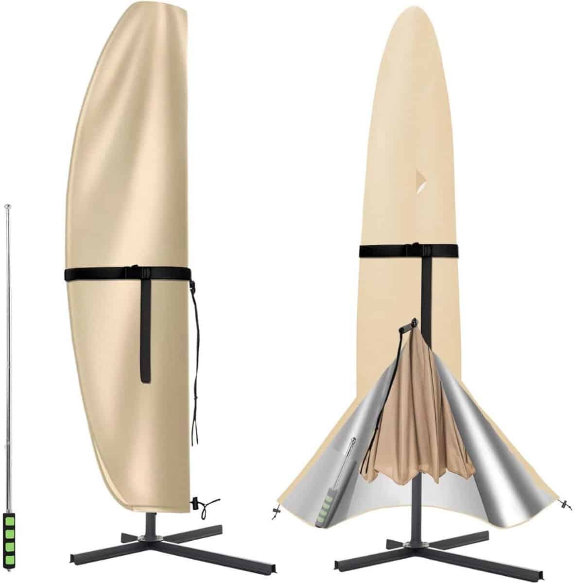 clgp® parasolhoes voor zweefparasol parasol hoes staande parasol