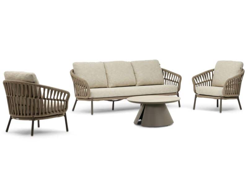 Coco Viento/Cayora 80 cm stoel-bank loungeset 4-delig