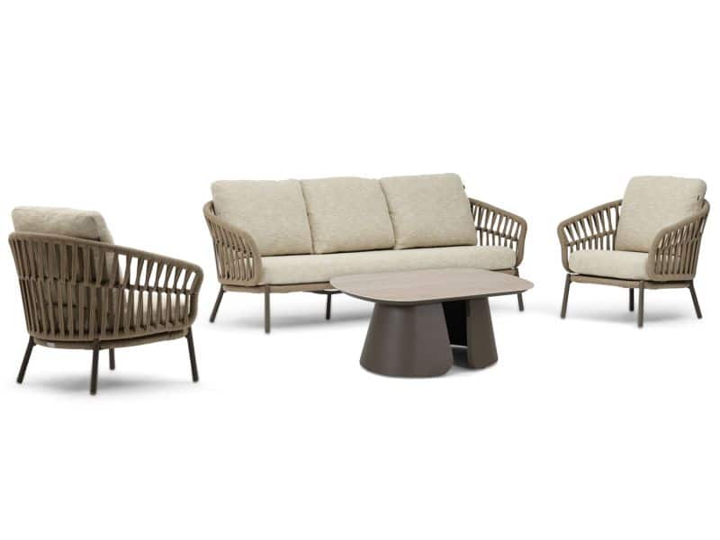 Coco Viento/Miyoura stoel-bank loungeset 4-delig