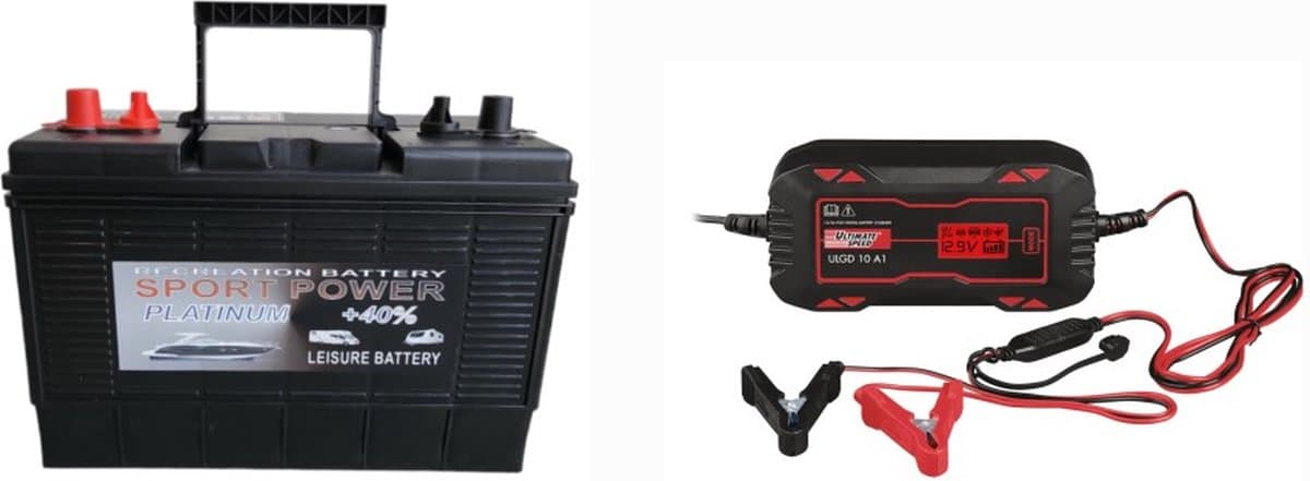 combi platinum dc31 110ah + 10ah lader