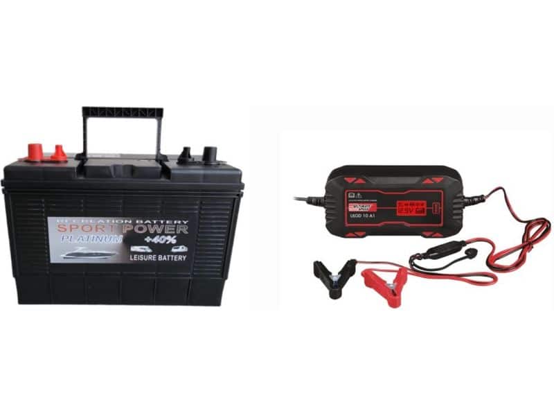 Combi Platinum dc31 110ah + 5ah Lader