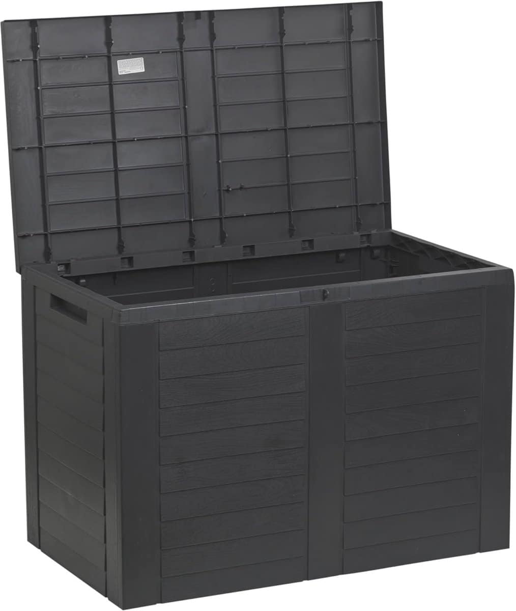 compacte 190 liter kunststof opbergdoos voor balkon en tuin