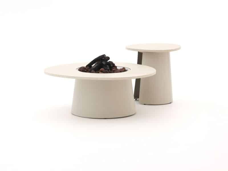 Cosidune lounge vuurtafelset ø 100cm (h: 40cm)/ø 55cm (h: 55cm) - Laagste prijsgarantie!