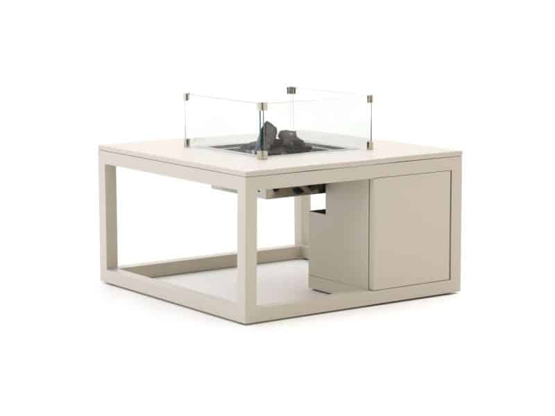 Cosiraw lounge vuurtafel 100x100x55cm - Laagste prijsgarantie!