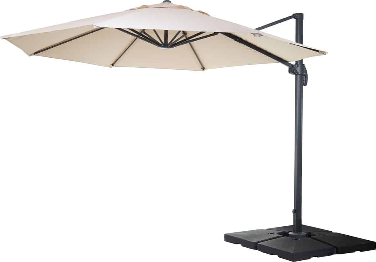 cosmo casa catering zweefparasol parasol polyester aluminium/staal