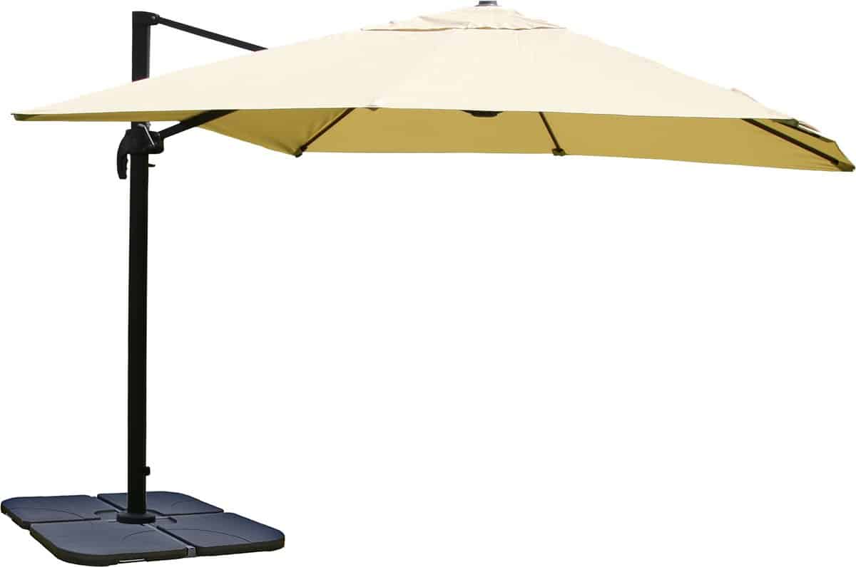 cosmo casa catering zweefparasol parasol polyester aluminium/staal