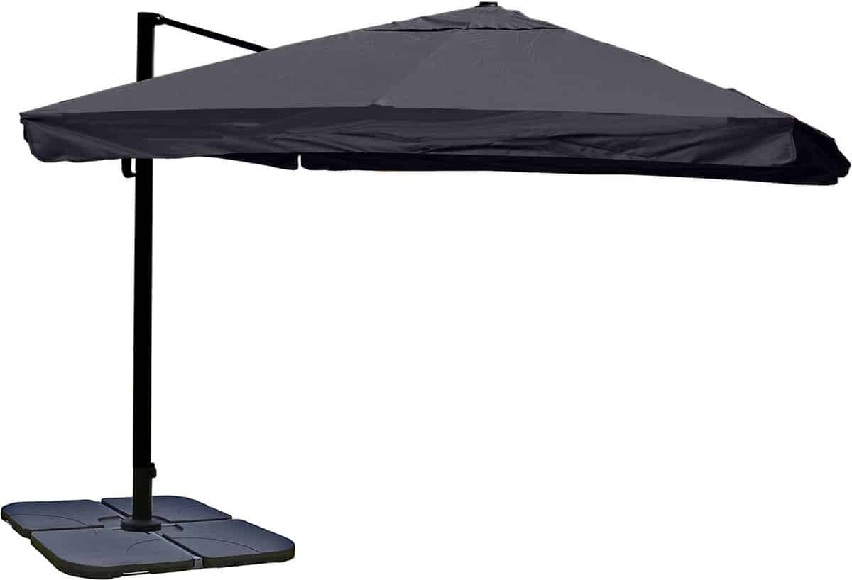 cosmo casa catering zweefparasol polyester/aluminium 23kg flap