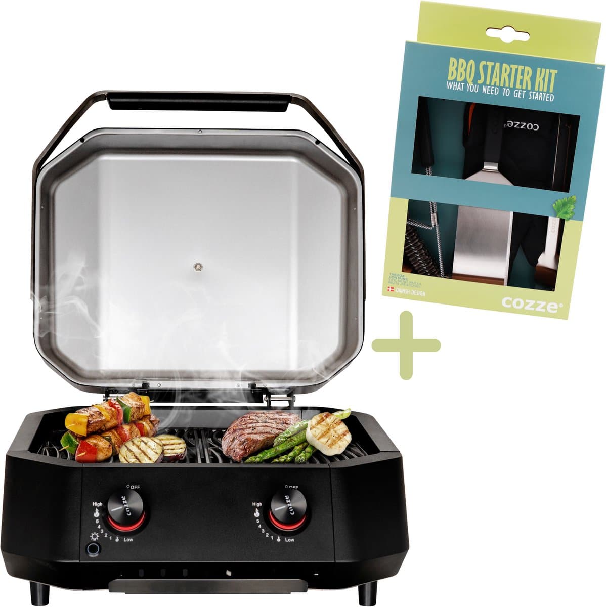 cozze® g 500 gasbarbecue met 2 zones 5,0 kw