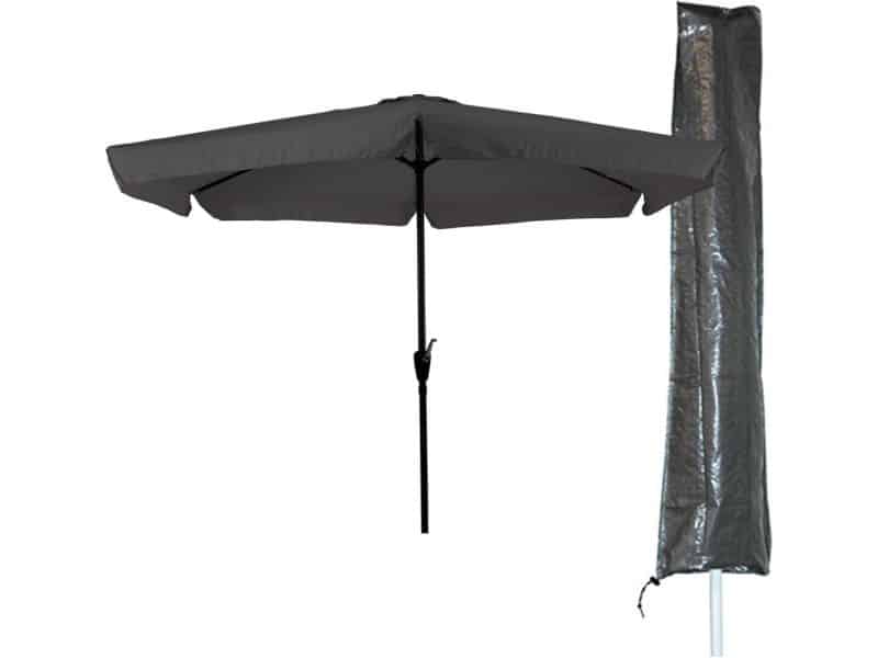 CUHOC Parasol - 300 cm - Grijs + Basic CUHOC