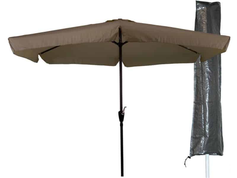 CUHOC Parasol - 300 cm - Taupe + Basic CUHOC