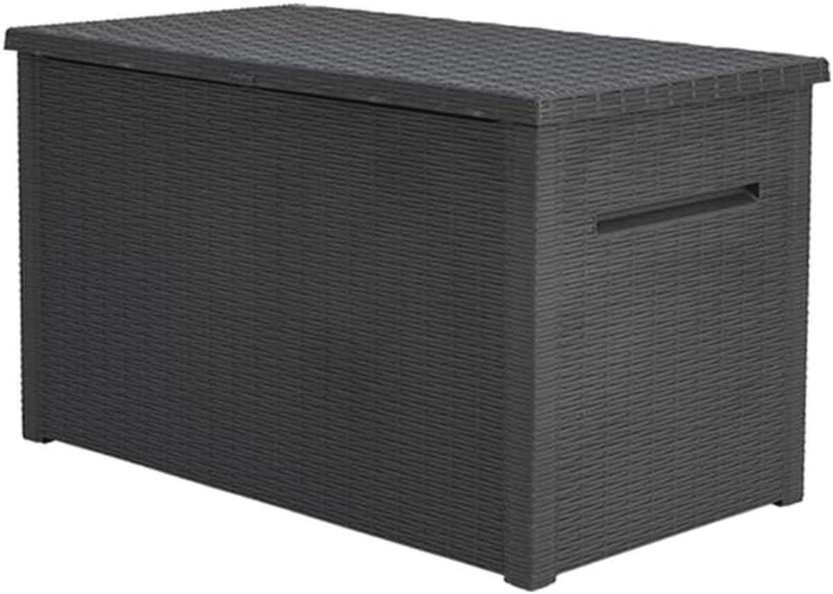 cushion box rattan look 870 liter opbergdoos voor tuin of balkon