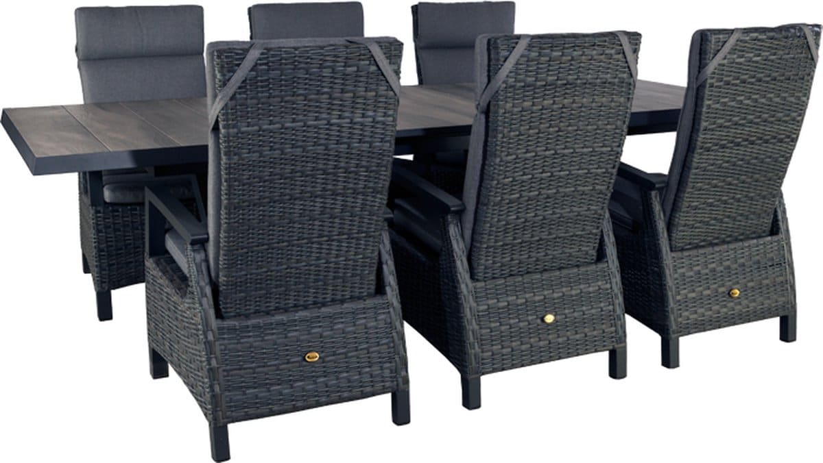dining set east haven midnight grey