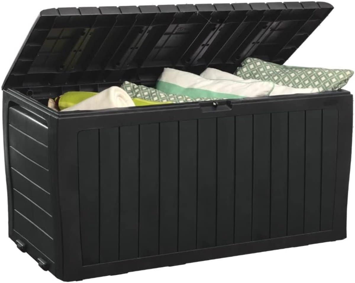 dna® keter opbergbox keter tuinkast keter opbergkast grijs 117cm x 45cm x 57cm
