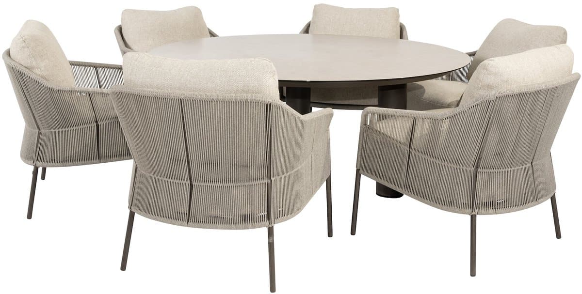 donato florence low dining tuinset 160xh69 cm 7 delig terre