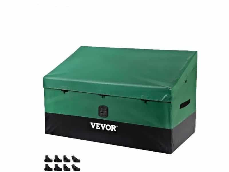 DoneMore® - outdoor opbergdoos - tuin opbergbox - waterdicht - opvouwbaar - groot formaat - zwart - 147x86x108 cm - 7,8 kg